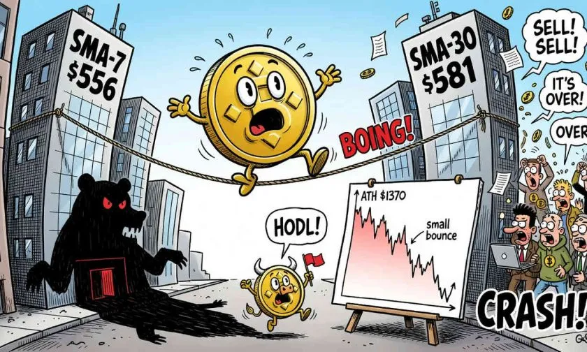 BNB rebota un 2,91% pese a caída en el volumen: ¿oportunidad o trampa alcista?