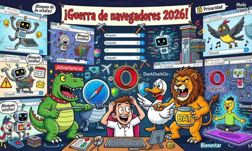 Las guerras de navegadores cambian: la IA desplaza a la búsqueda y desafía a Chrome y Safari