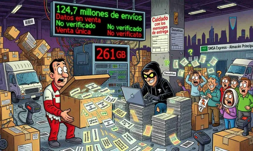 SMSA Express enfrenta una supuesta filtración de 124,7 millones de registros de envíos