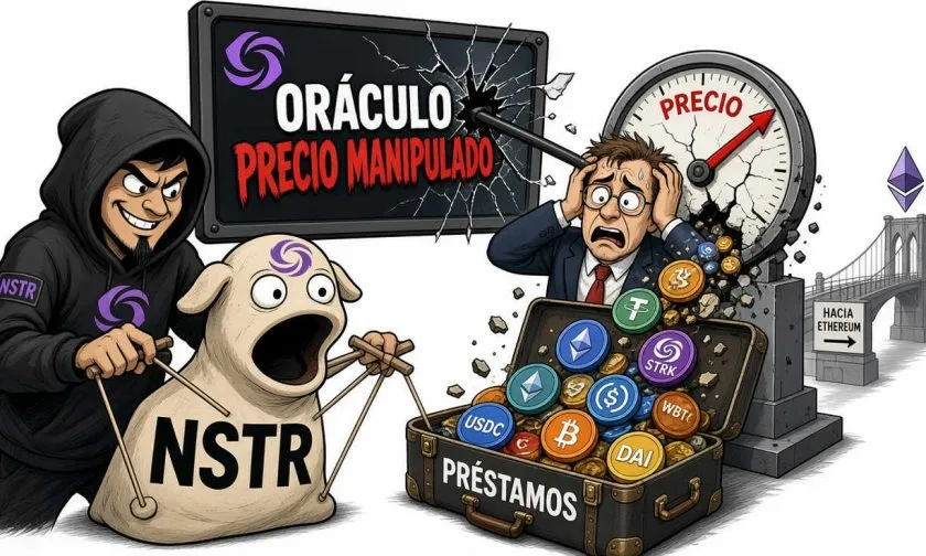 Explotación de Nostra en Starknet por manipulación del oráculo de NSTR afecta $3.5M en activos