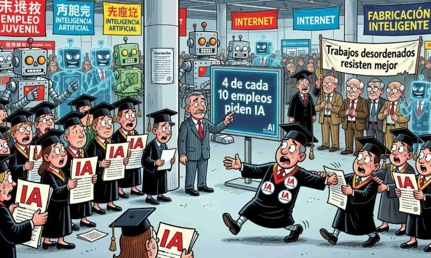 China exige habilidades de IA en 4 de cada 10 empleos para graduados