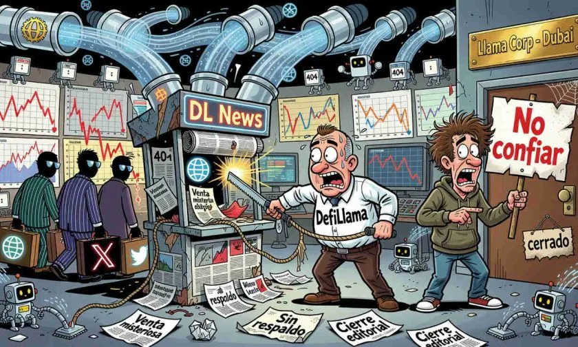 DefiLlama rompe con DL News tras venta a propietarios desconocidos