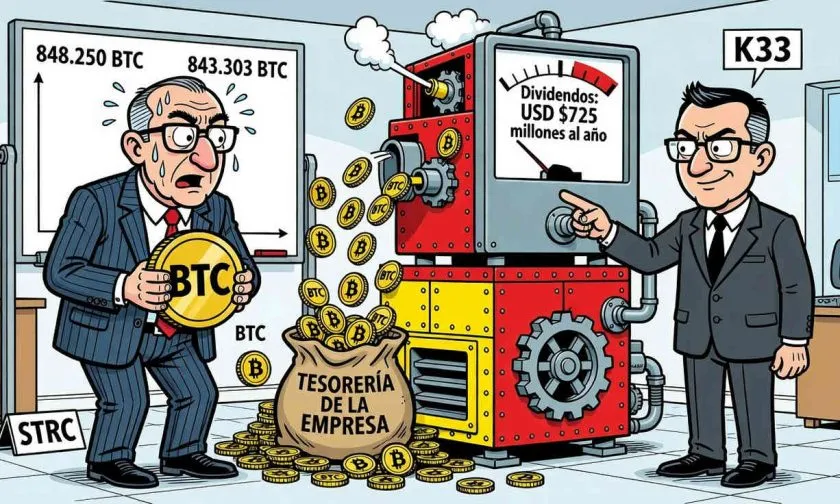 Estrategia de bitcoin con acciones preferentes genera USD $725 millones en dividendos