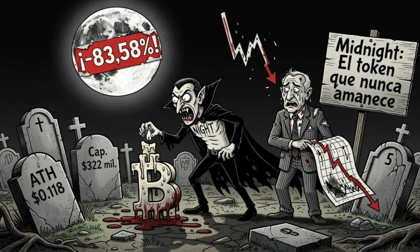Midnight (NIGHT) se desploma un 83% desde su ATH: ¿tiene algún piso este token?