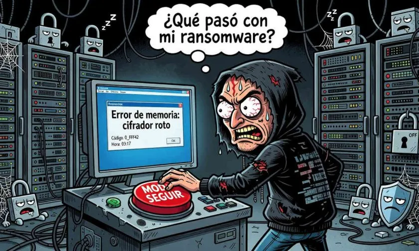 Akira ransomware se autosabotea al usar Modo seguro y rompe su propio cifrador