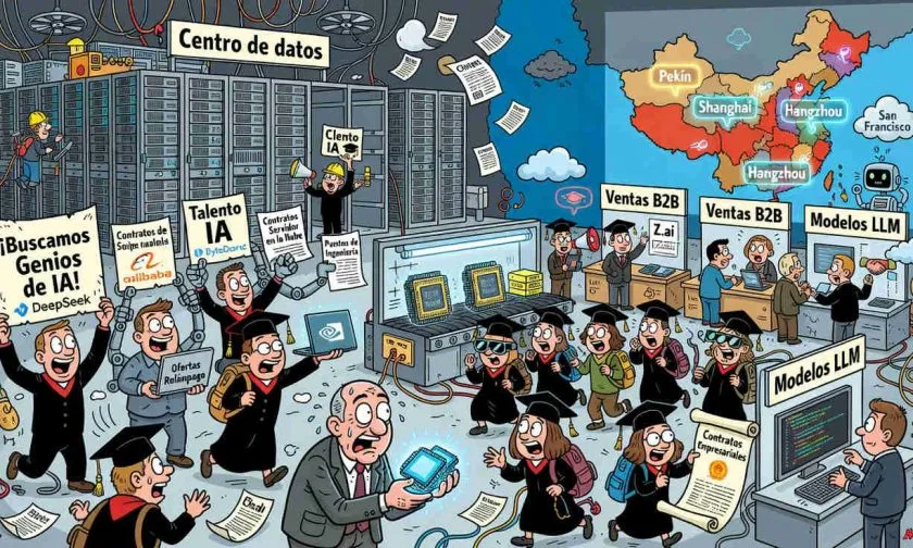 Ofertas de empleo revelan cómo se mueve la carrera de IA en China
