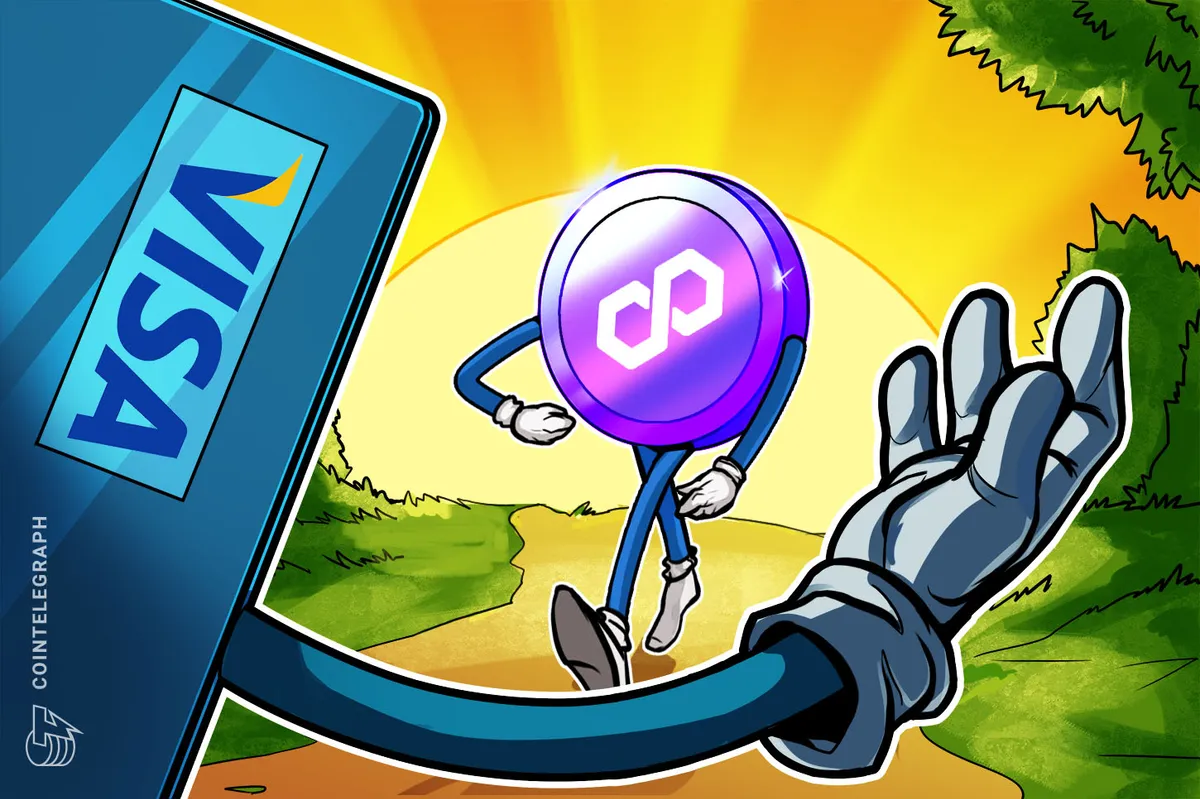 Visa adiciona suporte à Polygon e Base e volume anualizado de liquidação com stablecoins atinge US$ 7 bilhões