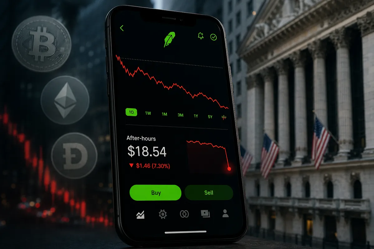 로빈후드, 실적 개선에도 ‘기대 미달’…가상자산 부진에 시간외 주가 급락