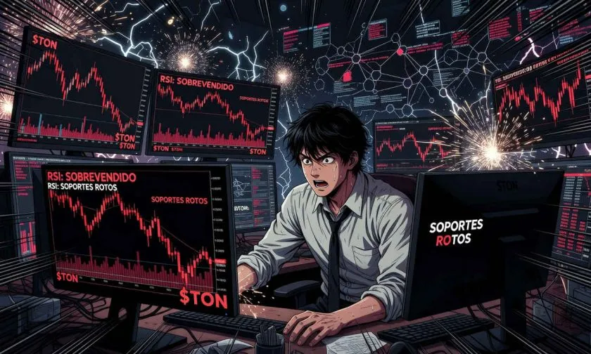 $TON cae 2,21% en 24 horas: análisis crítico de soportes clave