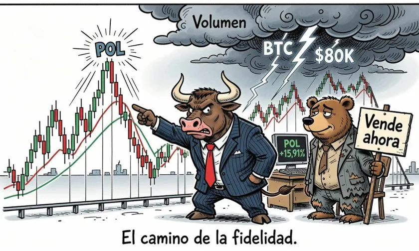 POL sube 15,91% en un día gracias a propuesta de staking y rally de BTC