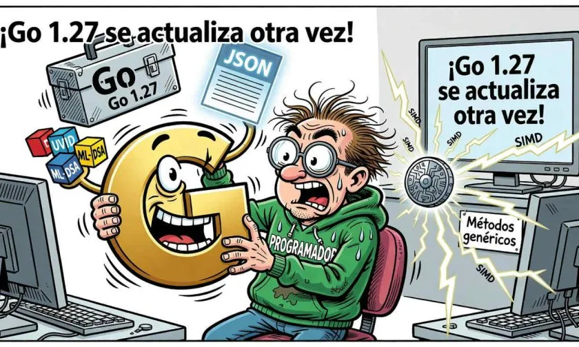 Go 1.27 llega con métodos genéricos, mejoras de rendimiento y soporte postcuántico