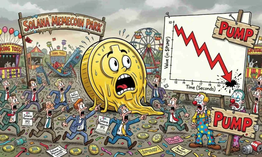 Pump.fun ($PUMP) se desploma un 5,57% mientras el volumen colapsa: ¿señal de agotamiento? 5 julio 2026