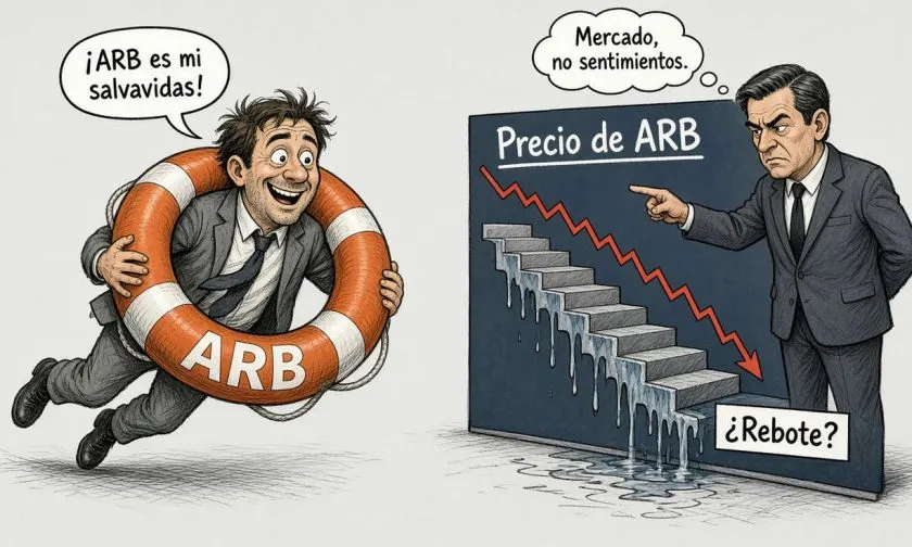 Arbitrum cotiza bajo medias móviles clave tras retroceso del 22 de octubre