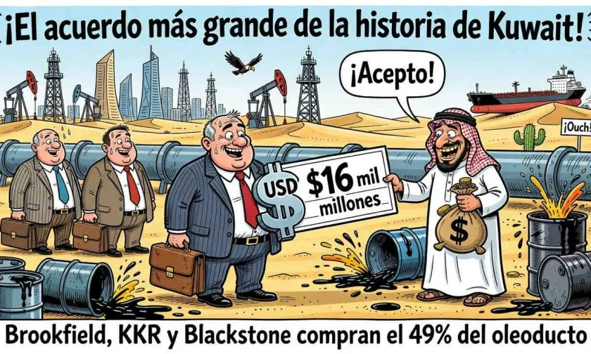 Acuerdo de $16 mil millones por oleoducto en Kuwait marca hito en inversiones extranjeras