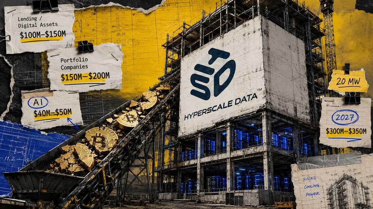 Hyperscale divests Bitcoin for AI venture projected below 20% of 2027 revenue