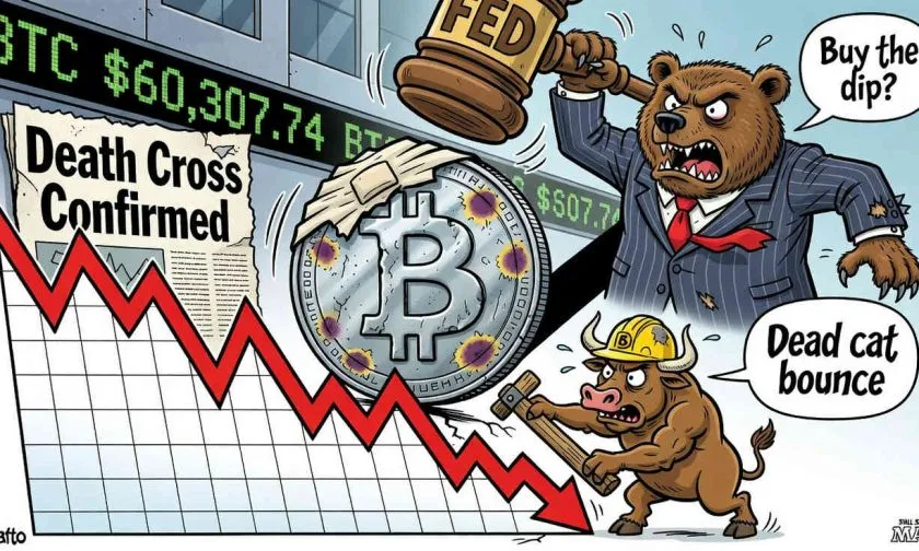 Bitcoin ($BTC) al borde del abismo: ¿podría caer a USD $55.000 en julio de 2026?