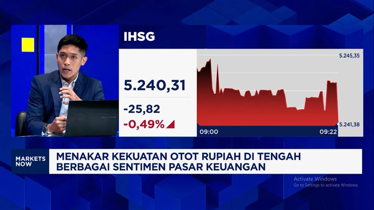 Tekanan jual asing dorong IHSG turun ke level 5.200-an
