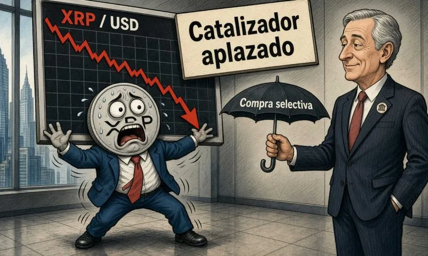 XRP registra caída del 5,97% el 8 de octubre y pierde soporte técnico