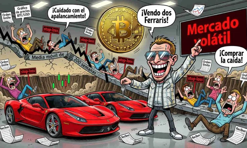 Influencer Carl Runefelt vende dos Ferraris por USD $2.500.000 para comprar Bitcoin aprovechando la caída