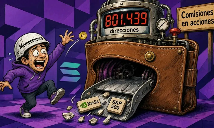Solana eleva casi 90% el recuento de tenedores de acciones tokenizadas en solo 2 semanas