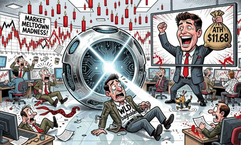 Worldcoin se desploma un 5,29% y toca nuevos mínimos locales: ¿fin de la corrección o caída libre?