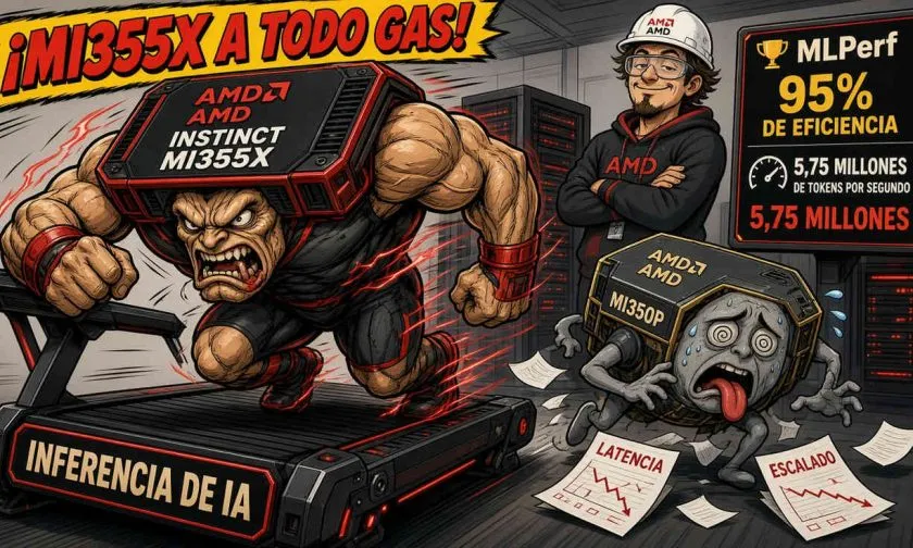 AMD establece récord de tokens en MLPerf 6.1 con su gama de inferencia de IA