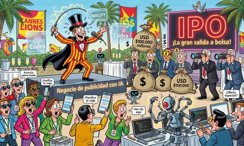 OpenAI irrumpe en Cannes para conquistar el negocio publicitario con ChatGPT y Codex