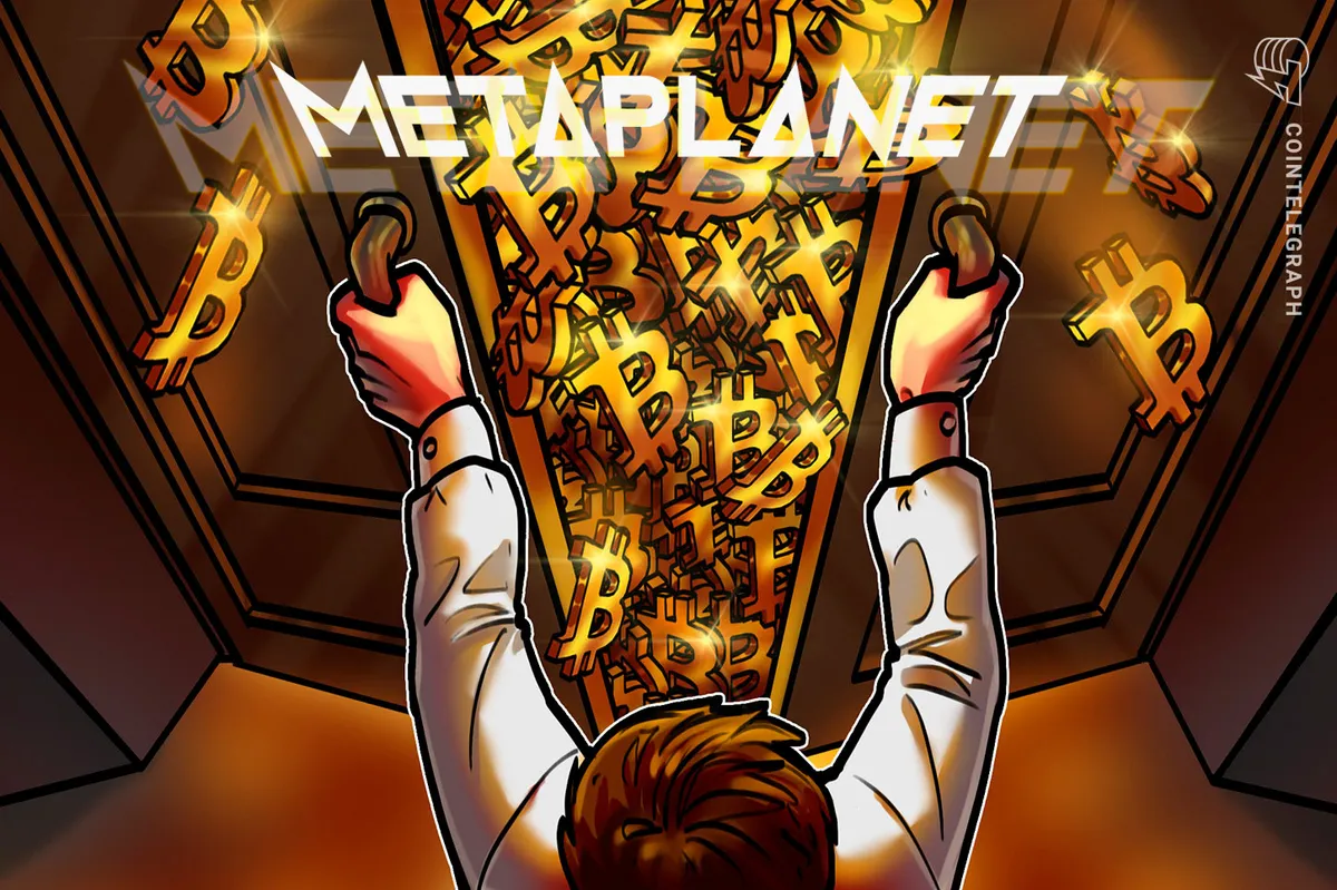 Metaplanet CEO shuts down Bitcoin sale speculation after $322M transfer