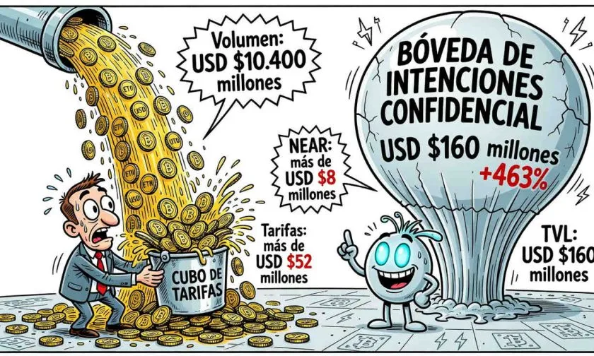 Reporte atribuye a NEAR Intents USD $10.400 millones en volumen durante el tercer trimestre
