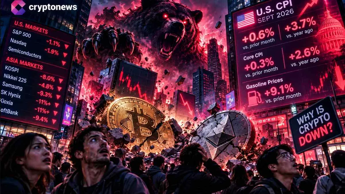 Почему падает крипторынок? Bitcoin и Ethereum под давлением CPI