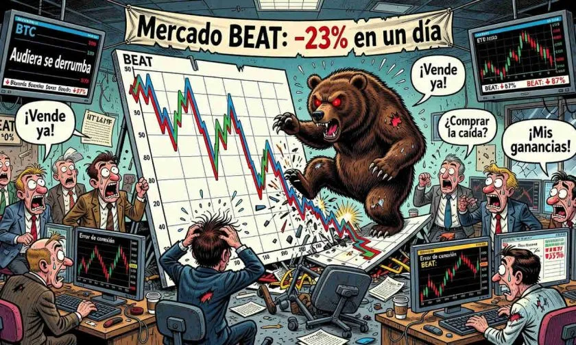 Audiera (BEAT) colapsa un 23% en 24 horas: ¿oportunidad o trampa?