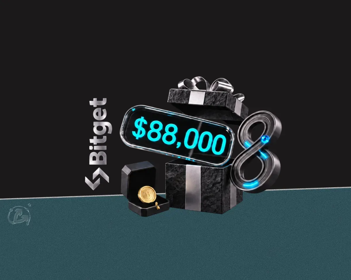 Bitget запускает акцию с призовым фондом $88 000 к восьмилетию биржи