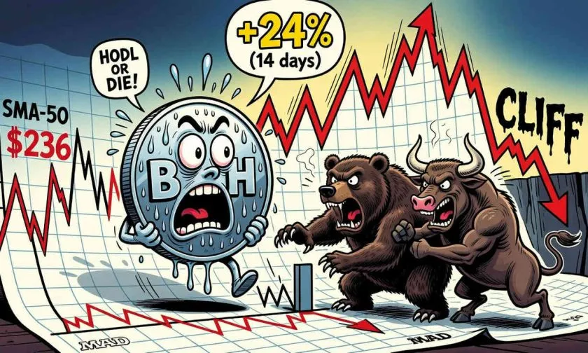 Bitcoin Cash (BCH) se tambalea en los $241: la baja de volumen pone en jaque el rebote de julio de 2026