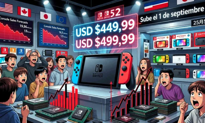 Nintendo subirá el precio de Switch 2 a USD $499 en EE. UU. desde septiembre