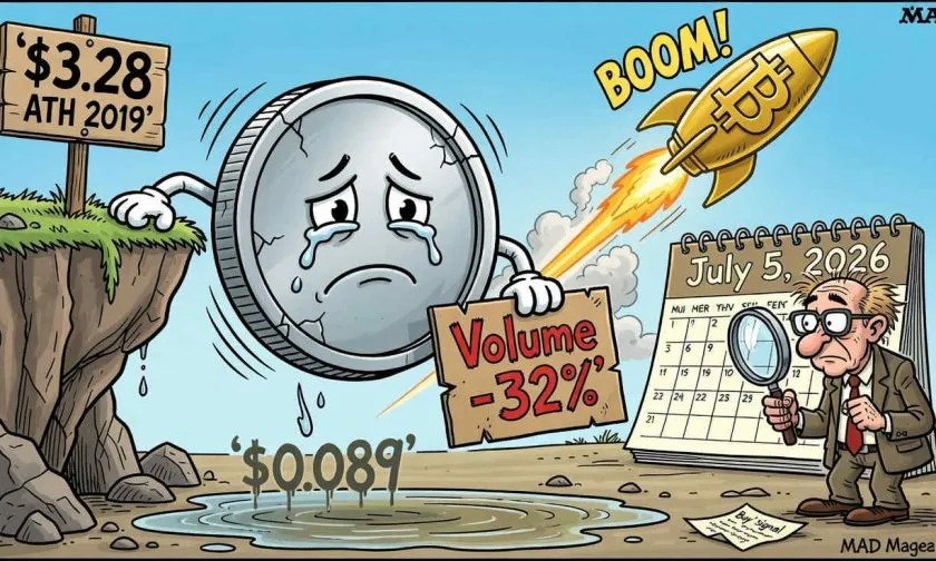 Algo se aferra a los $0,089 este 05/07/2026 con un volumen deprimido