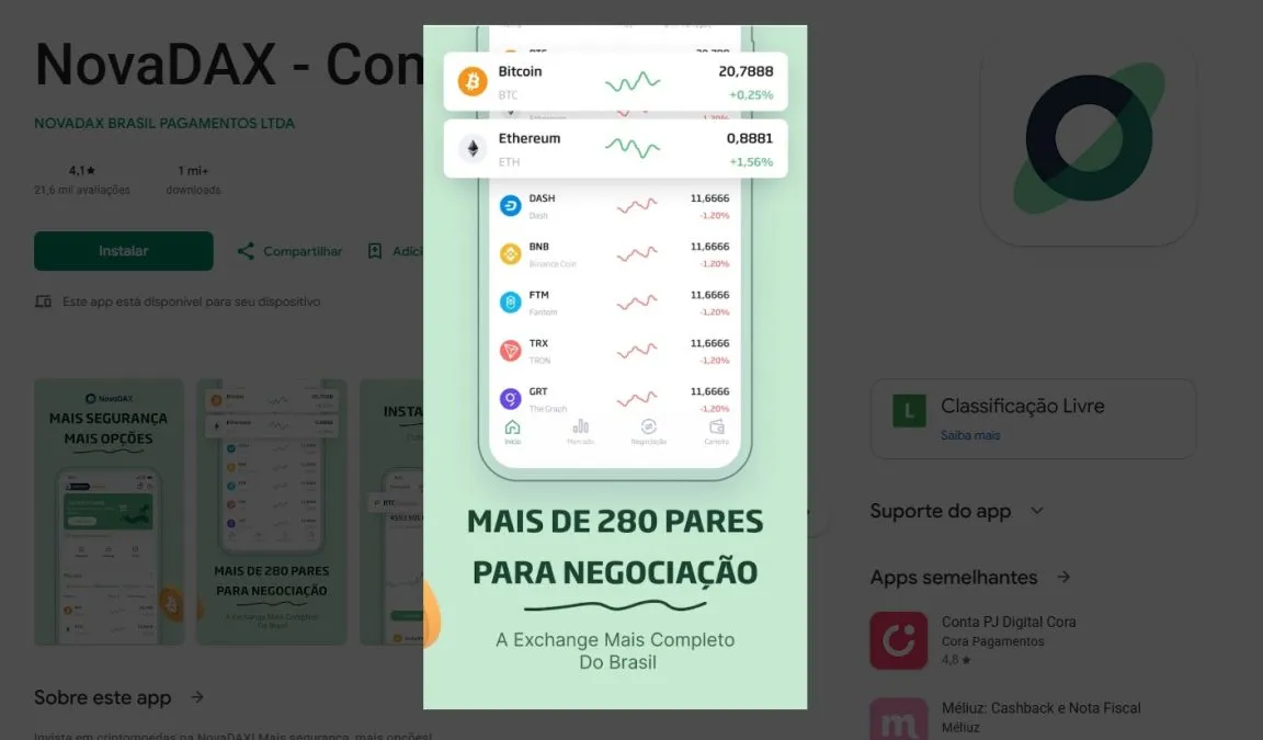 NovaDAX anuncia encerramento das operações no Brasil