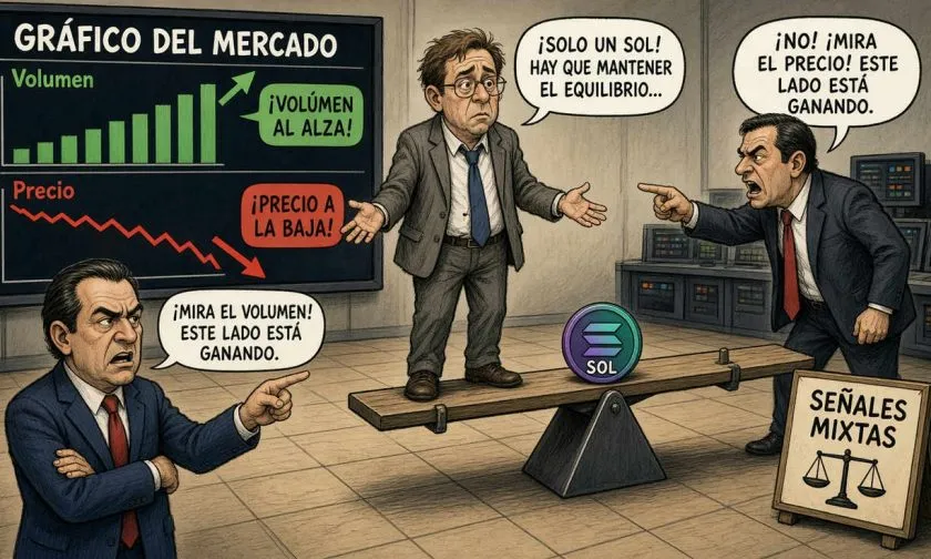 Solana (SOL) el 3 de octubre de 2026: volumen elevado y señales técnicas mixtas
