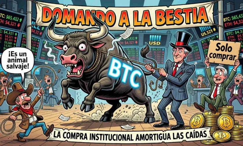 Larry Lepard: Bitcoin es un animal salvaje, pero la compra institucional doma sus caídas