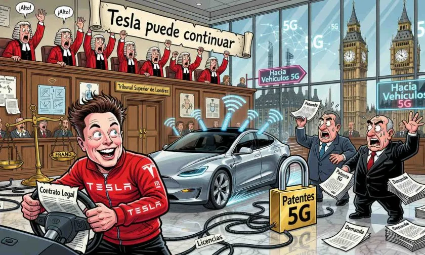 Tesla gana en el Tribunal Superior de Londres y reactiva su demanda por patentes 5G