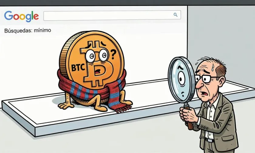 El interés minorista por bitcoin cae a mínimos pese a superar los USD $80.000