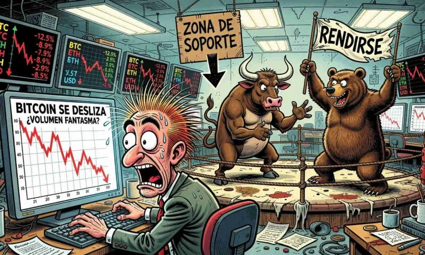 Bitcoin se aleja de los $63.090 tras caer por debajo del promedio de 50 días