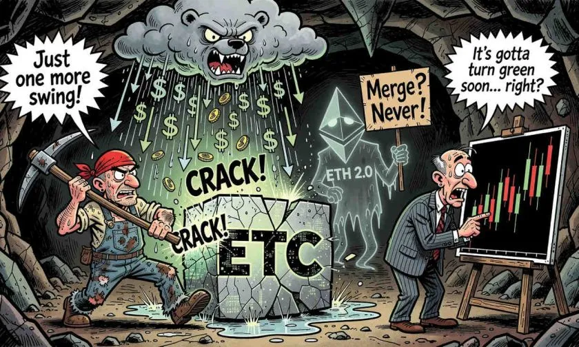 Ethereum Classic repunta un 5,78%: ¿romperá la racha bajista o es solo un espejismo?