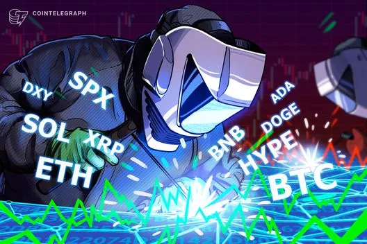 Price predictions 5/11: SPX, DXY, BTC, ETH, XRP, BNB, SOL, DOGE, HYPE, ADA