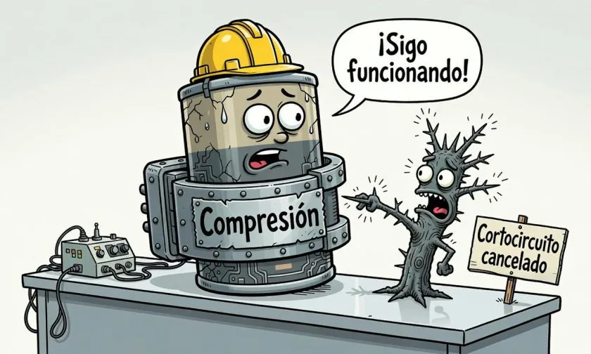 Investigación muestra que compresión controlada mejora duración de baterías de estado sólido
