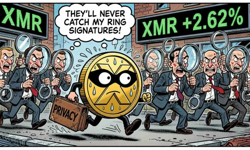 Monero ($XMR) rompe la barrera de los $350 en medio de un repunte del 9% semanal