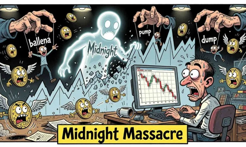 Midnight ($NIGHT) se desploma 20% intradiario pese a volumen récord: ¿Distribución o manipulación?