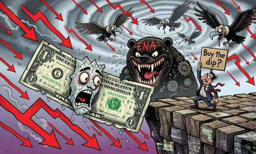 Ethena se desangra a USD $0,08: ¿El colapso del USD sintético?