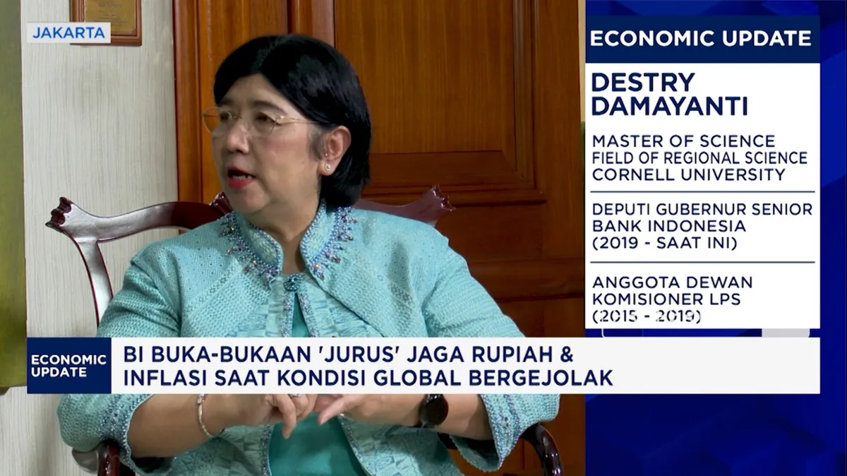 Video: DGS Destry Damayanti Buka-bukaan Alasan BI Rate Naik 100 Bps