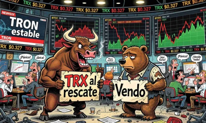 TRX muestra ligera ganancia mientras el mercado procesa datos económicos