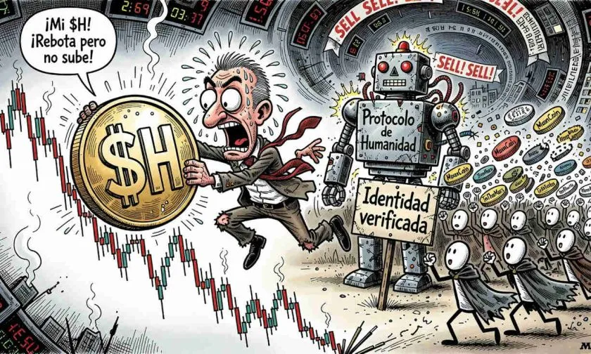 Humanity Protocol ($H) se dispara un 36 % en un rebote técnico, ¿señal de capitulación o trampa alcista?